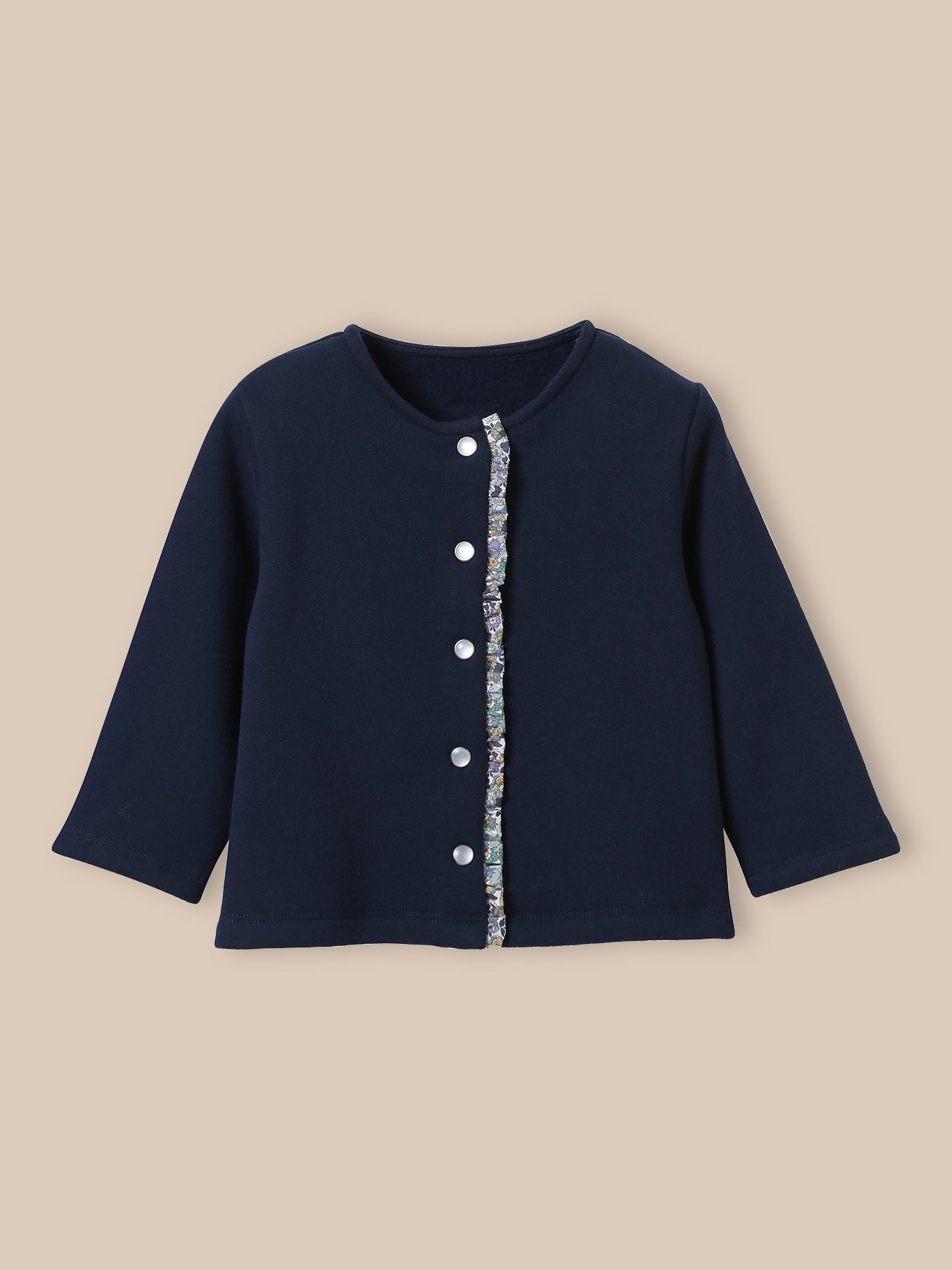 Cardigan en molleton - coton biologique, CYRILLUS
