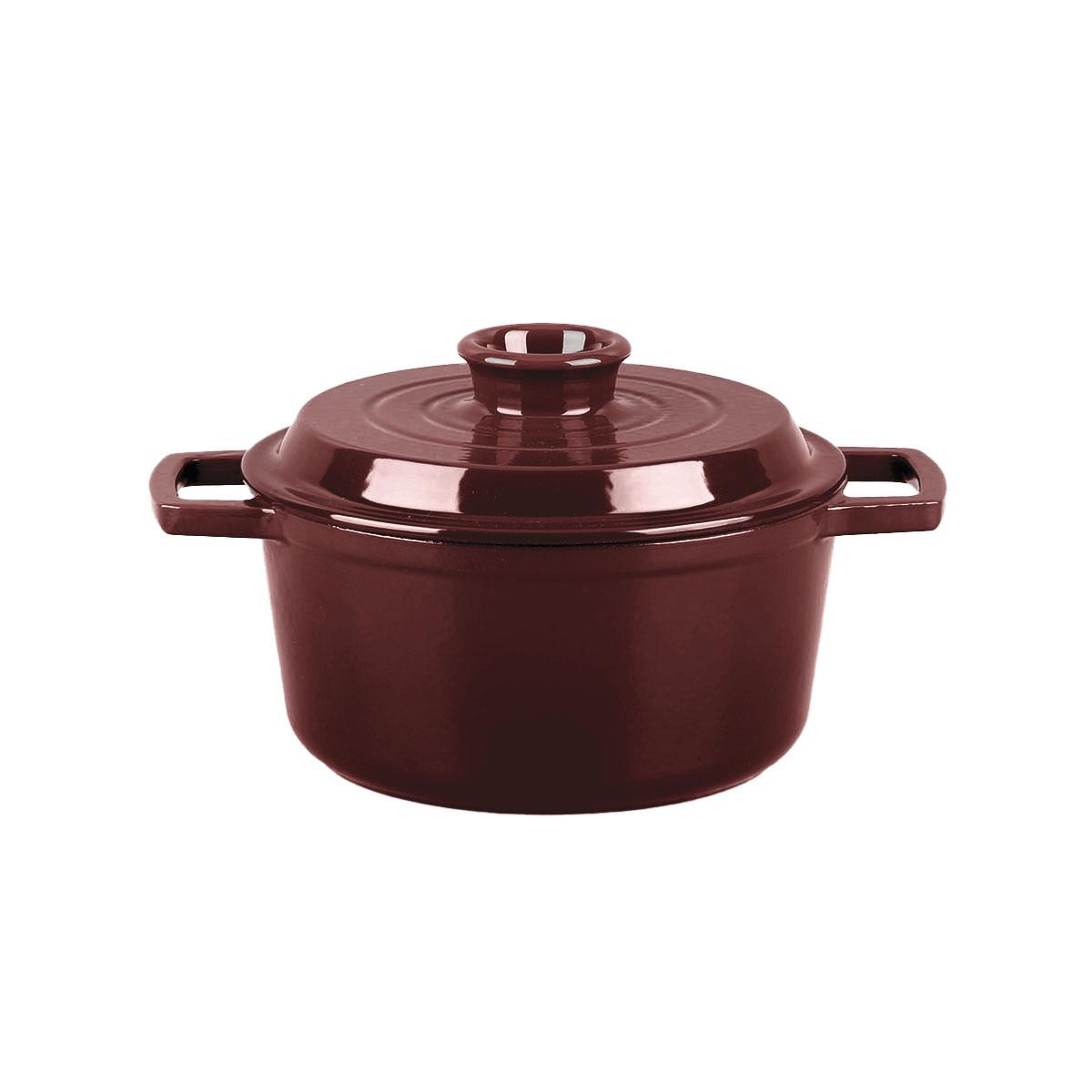 Cocotte en fonte ronde 20cm - "Masseiron Merlot", LAGUIOLE CUISSON