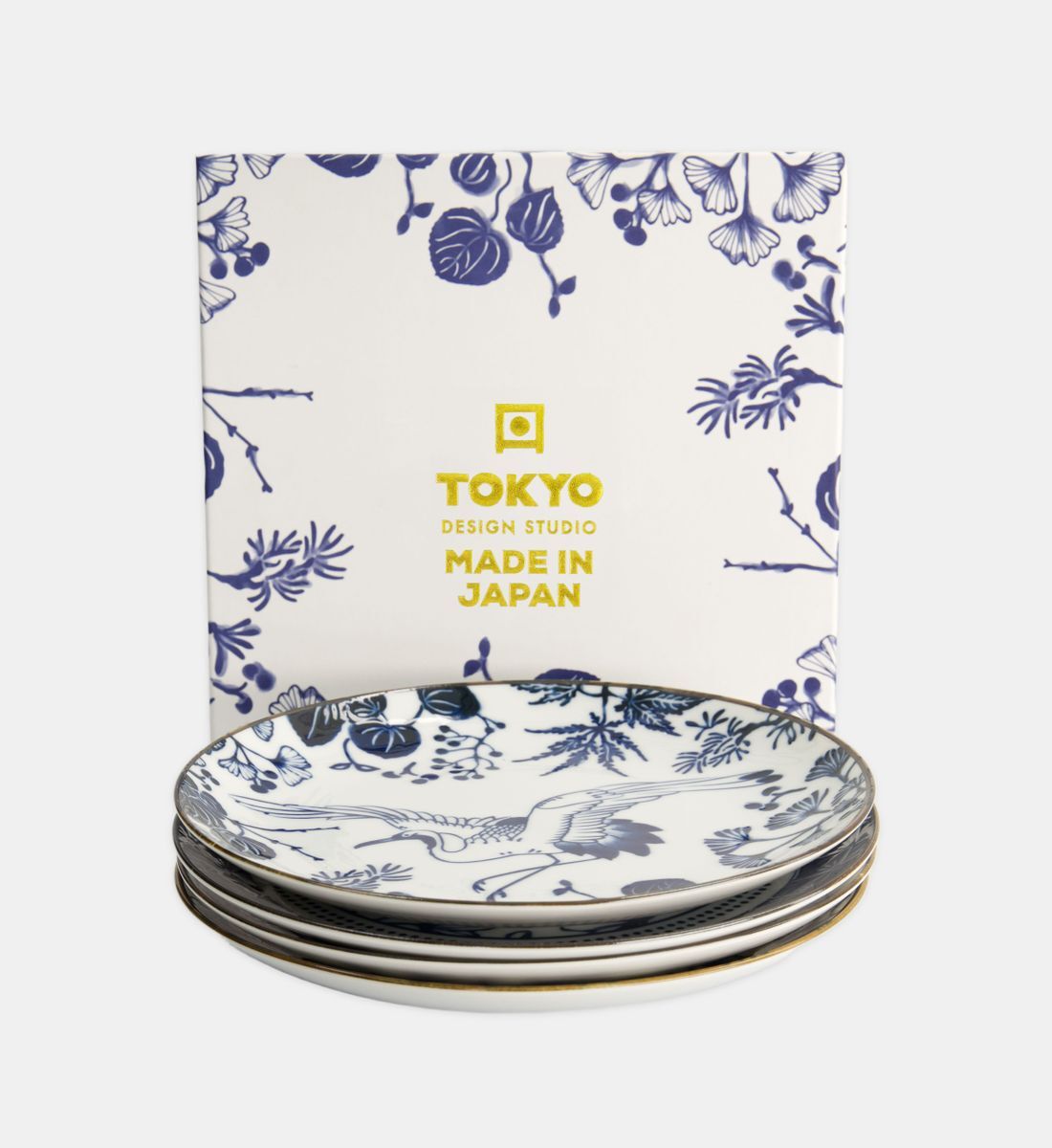 Coffret de 4 assiettes, TOKYO DESIGN STUDIO