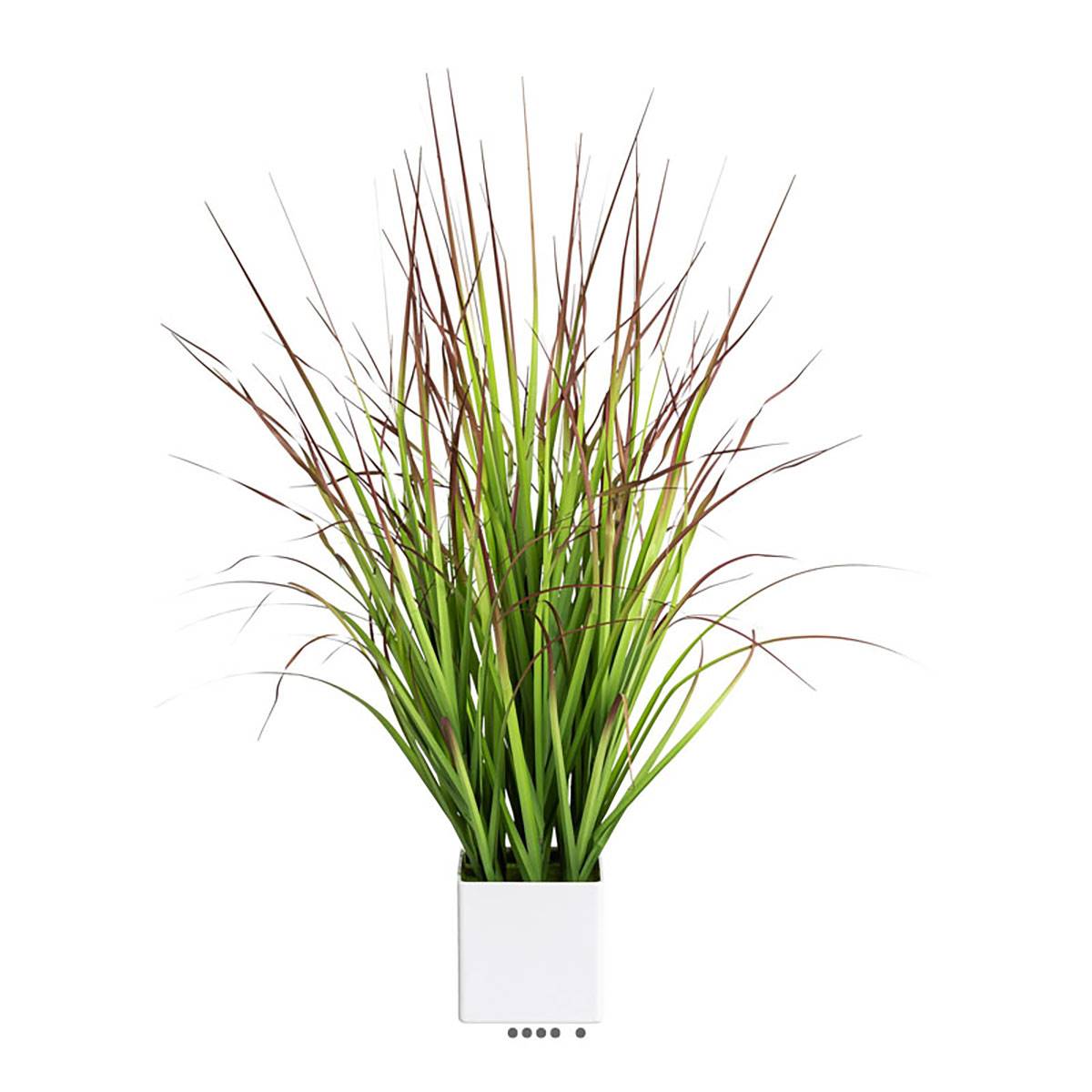 Herbe folle en pot artificielle H 76 cm, ARTIFICIELLES