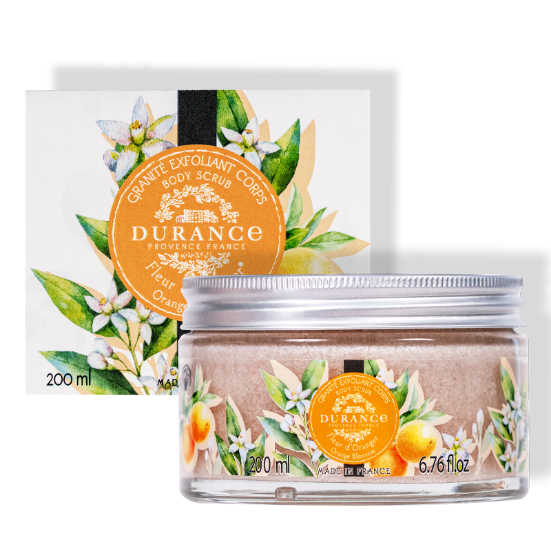Gommage Corps FLEUR D'ORANGER, DURANCE