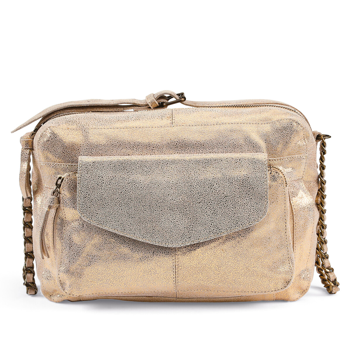 Grand sac a main en cuir naina Pieces La Redoute