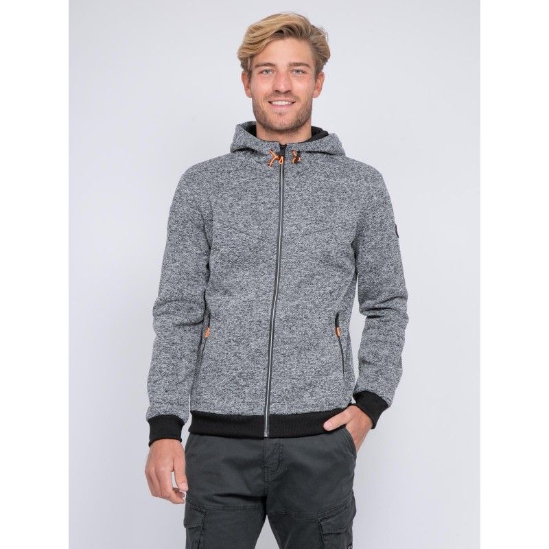 Polaire capuche outlet homme