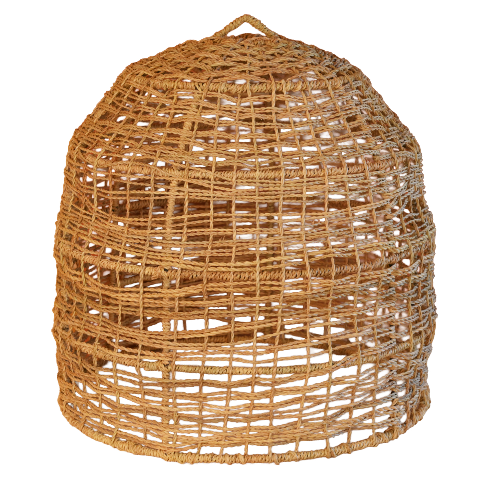 Abat-jour fibres roulées ajourées dôme - LOJI, HOME MAISON