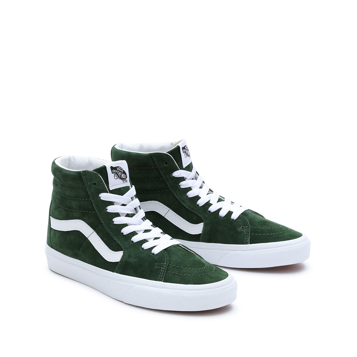 Sk8 hi high top trainers in suede green Vans La Redoute