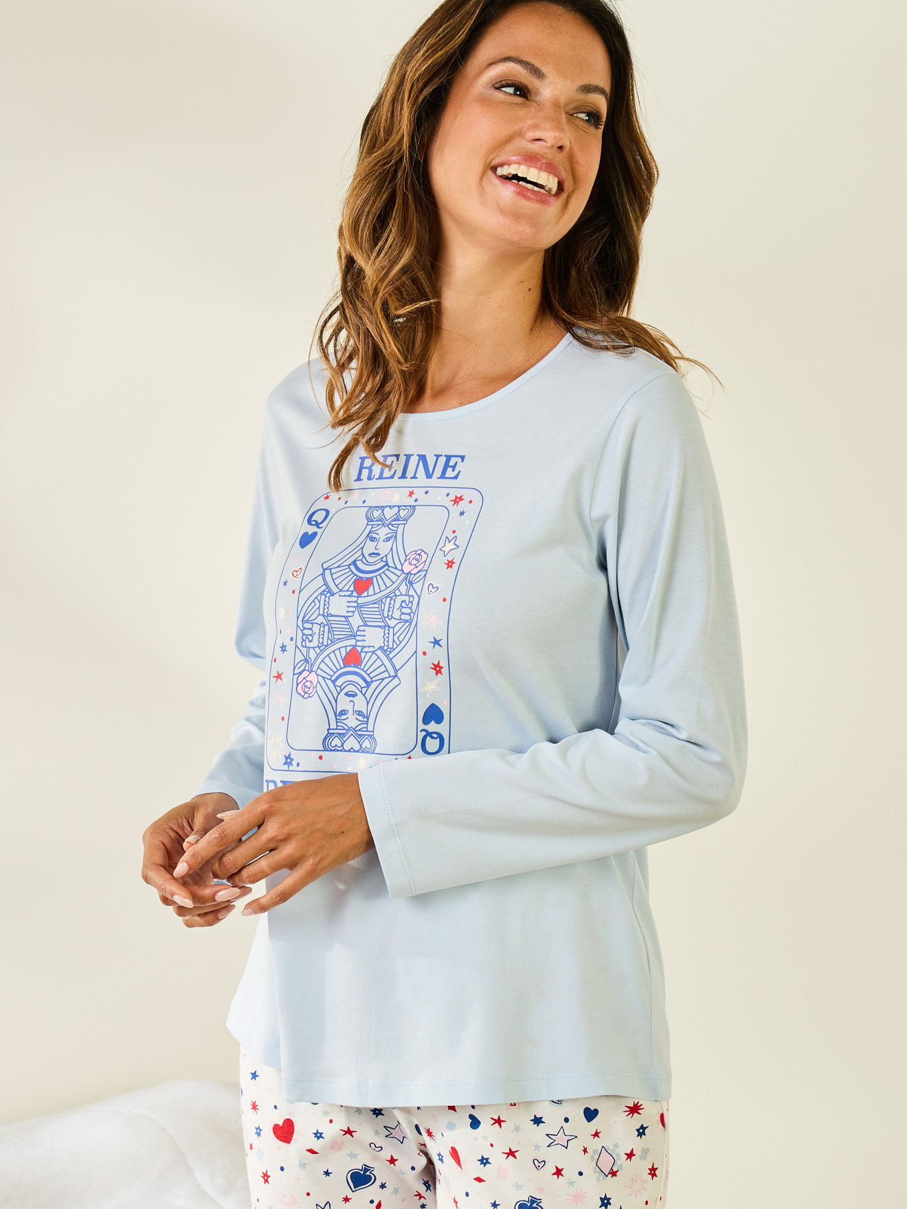 Tee-shirt de pyjama coton, DAXON
