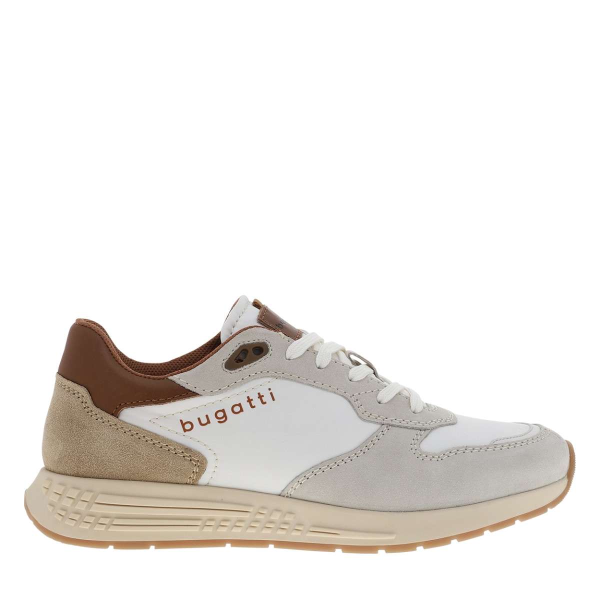 Baskets 333-AX802 cuir talon plat, BUGATTI