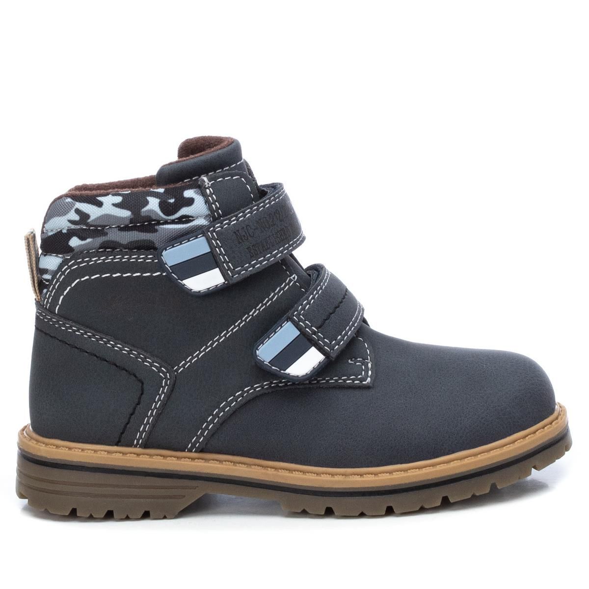 Bottines plates hot sale bleu marine