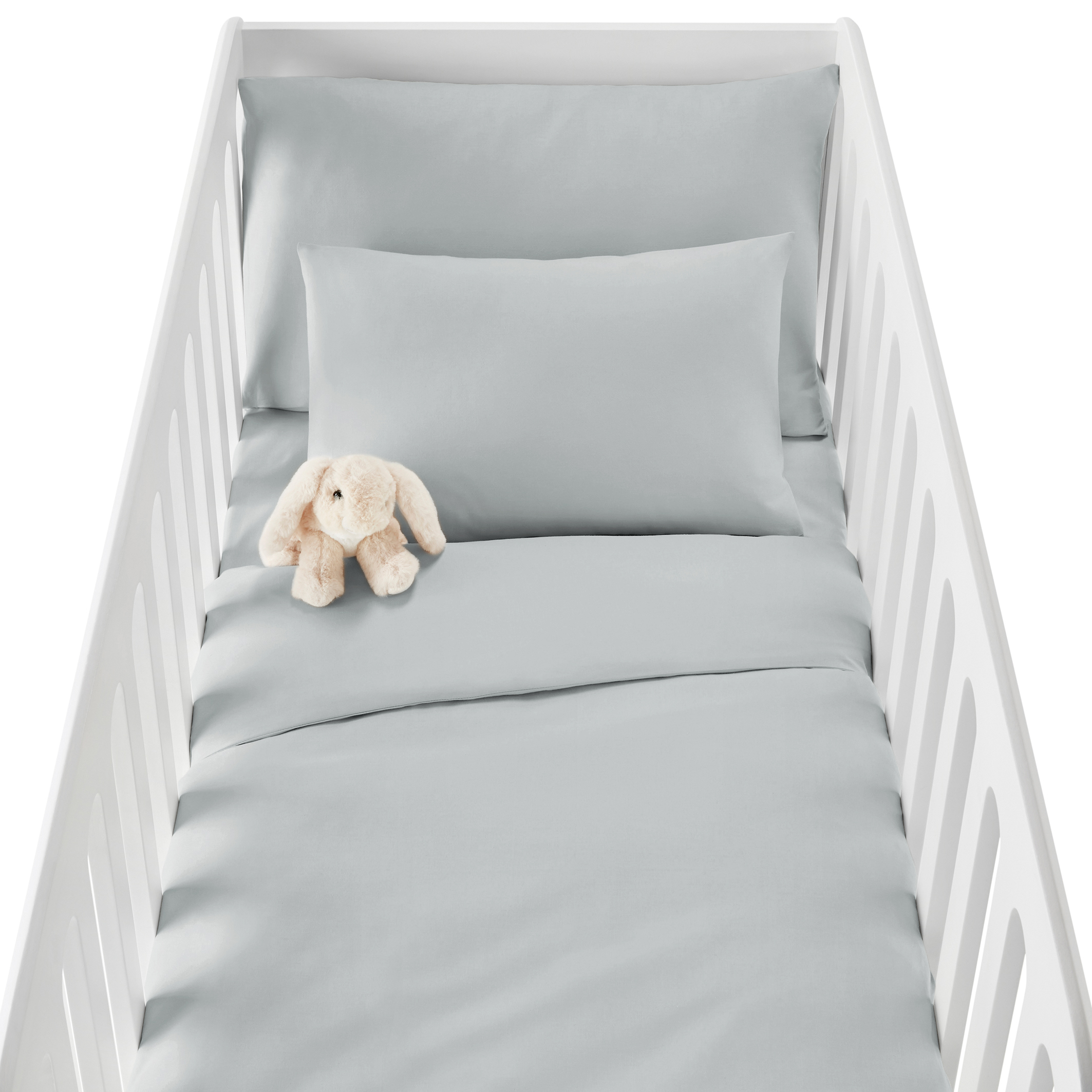 Scenario plain 100 organic cotton cot duvet cover La Redoute