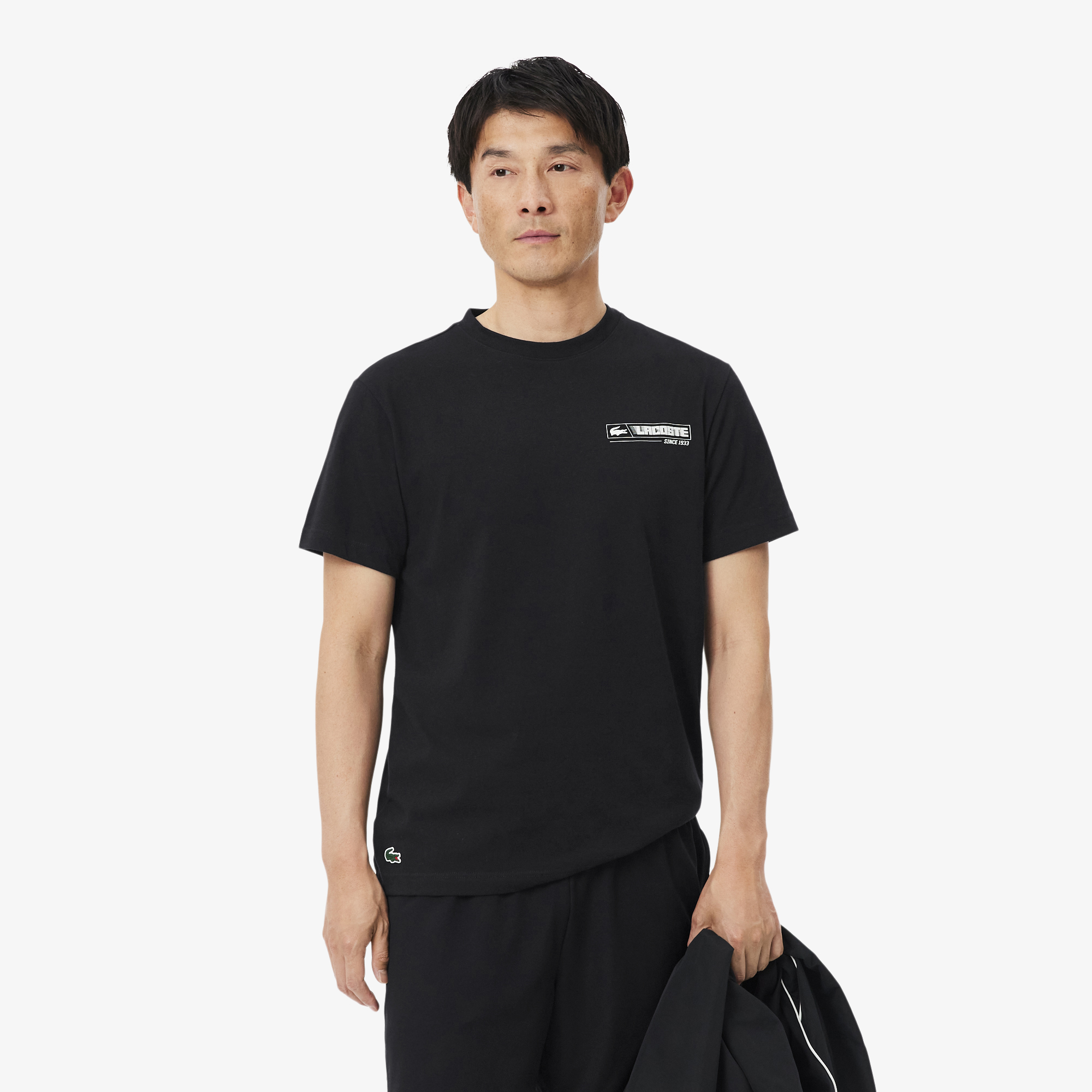 T-shirt Sport Ultra Dry imprimé, LACOSTE
