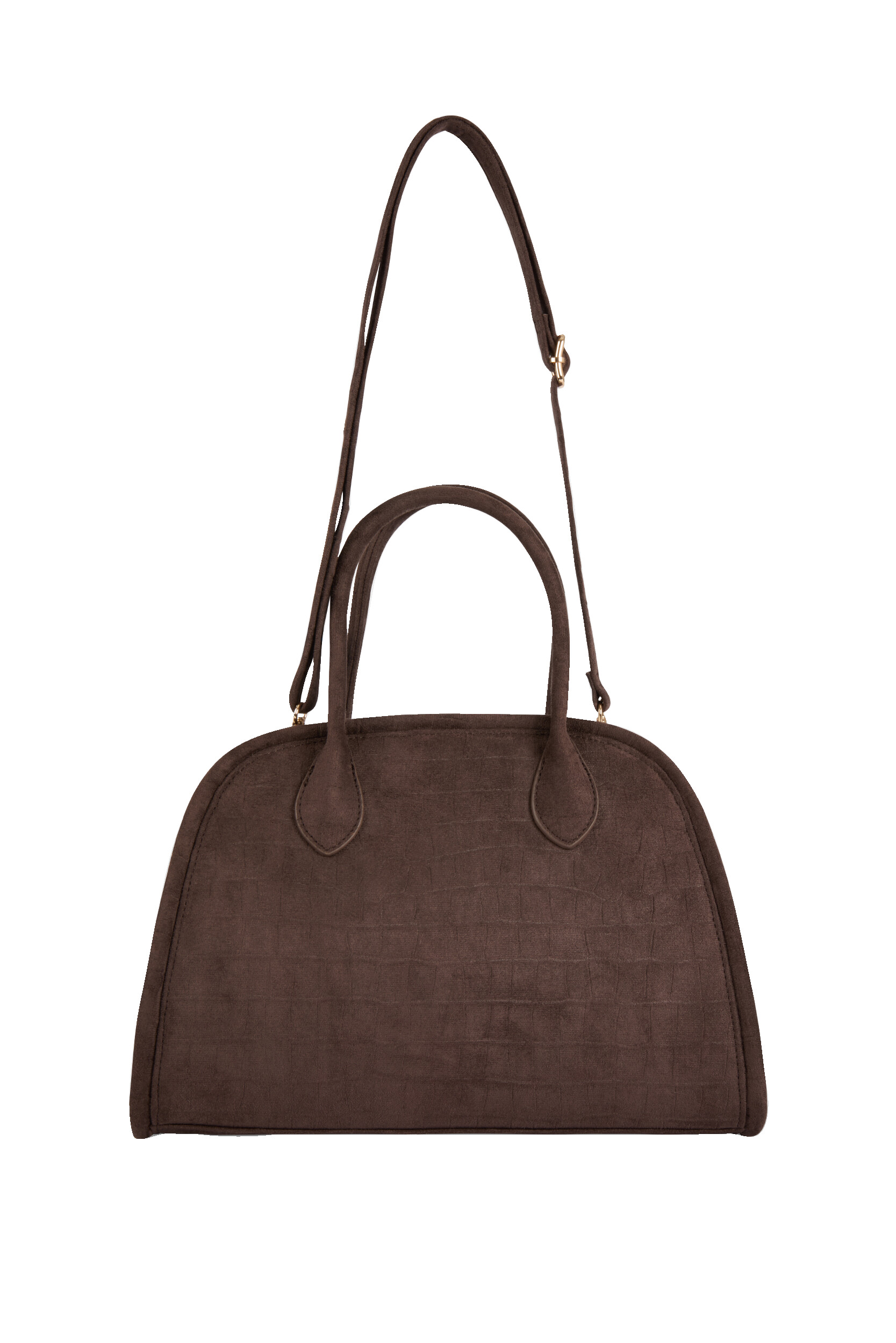 Sac suédine aspect croco, MORGAN