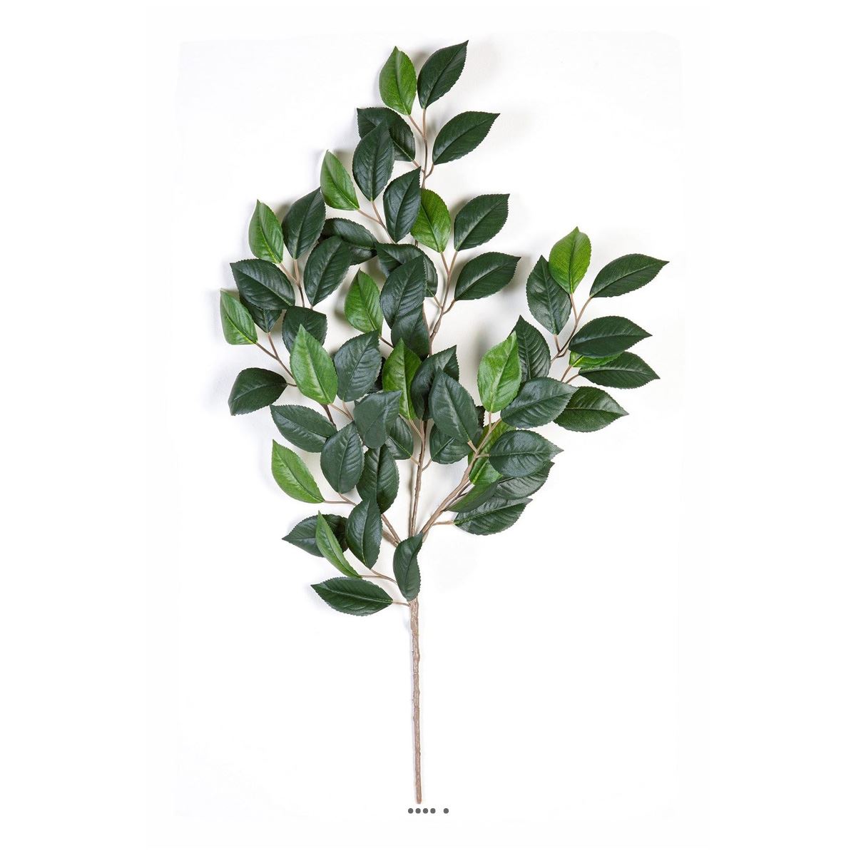 Branche de camelia artificiel h 55cm 3 ramure, ARTIFICIELLES