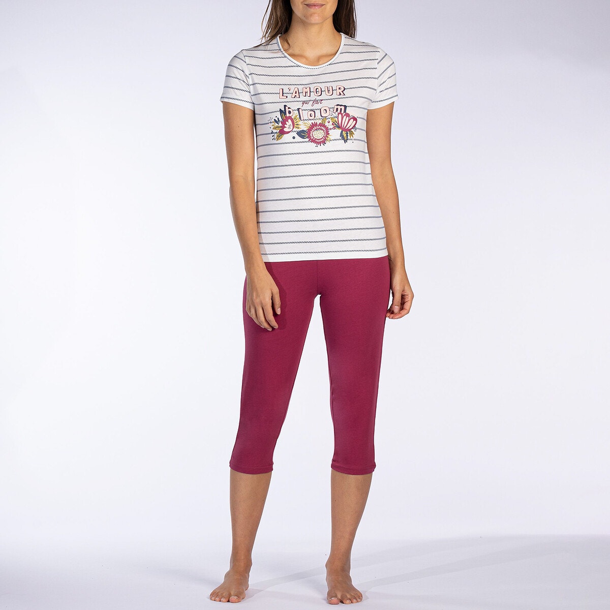 Pyjama best sale femme corsaire