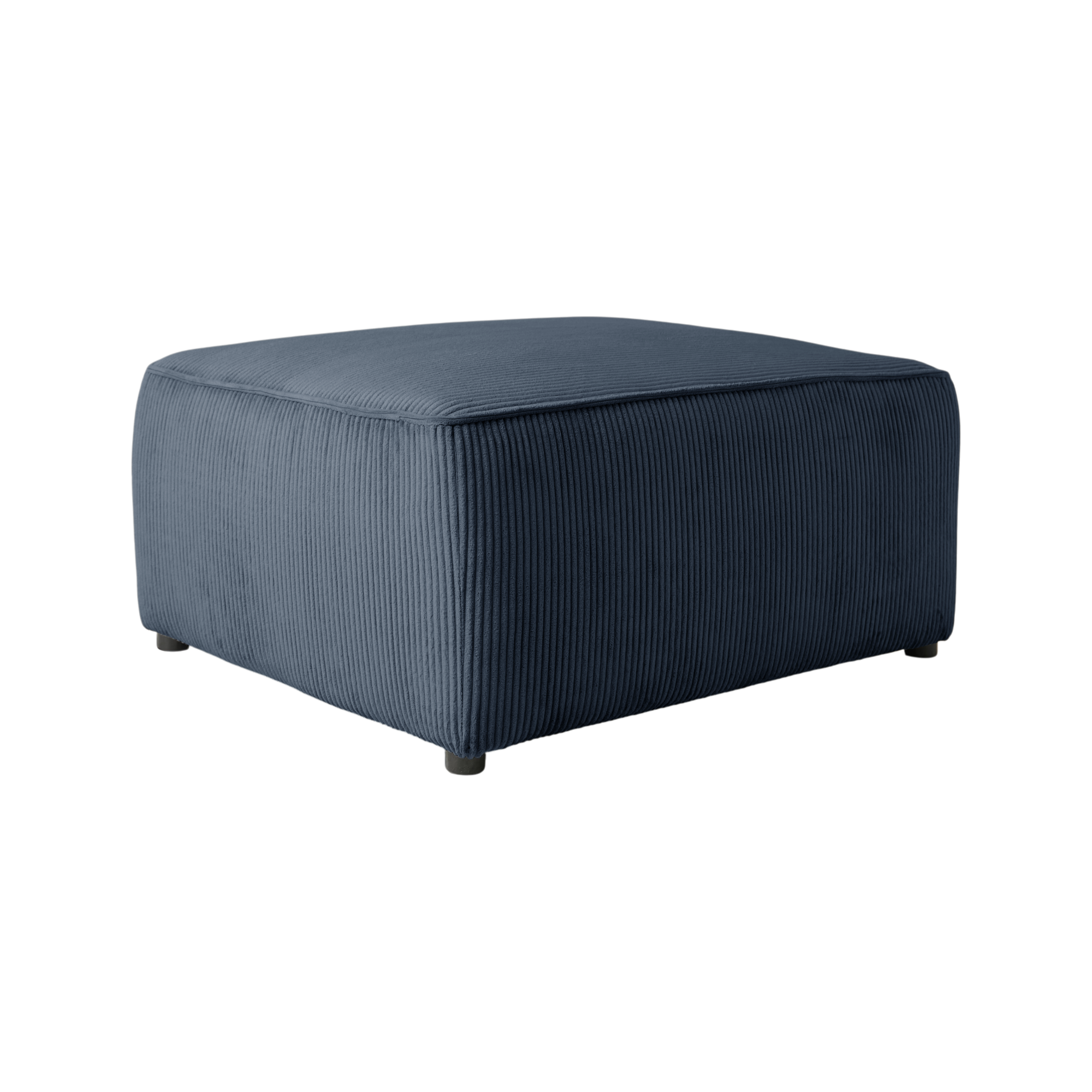 Grand pouf velours côtelé Otto, CAMIF