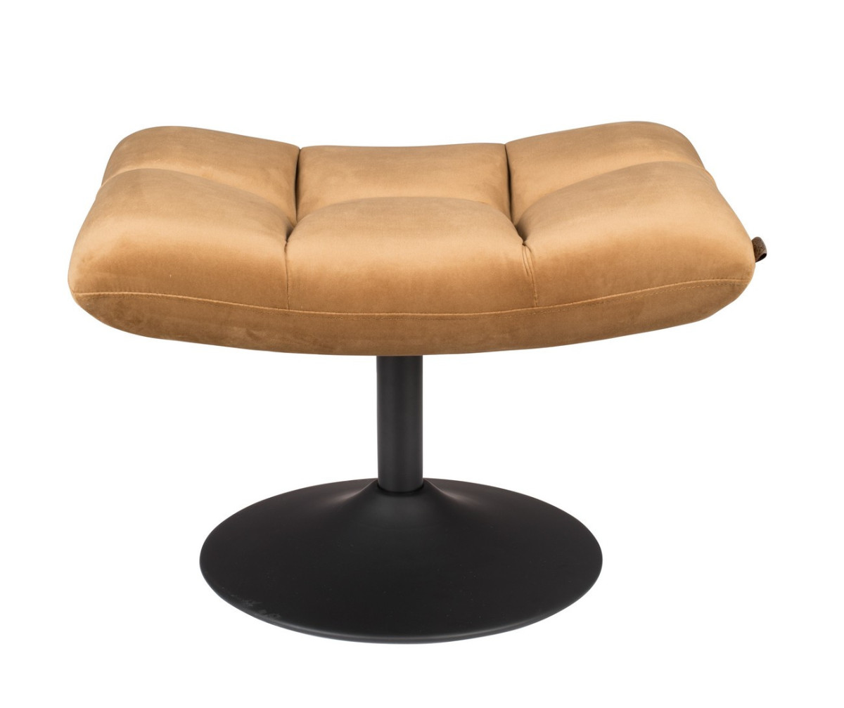 Tabouret repose pieds en velours - HOCKER, DUTCHBONE