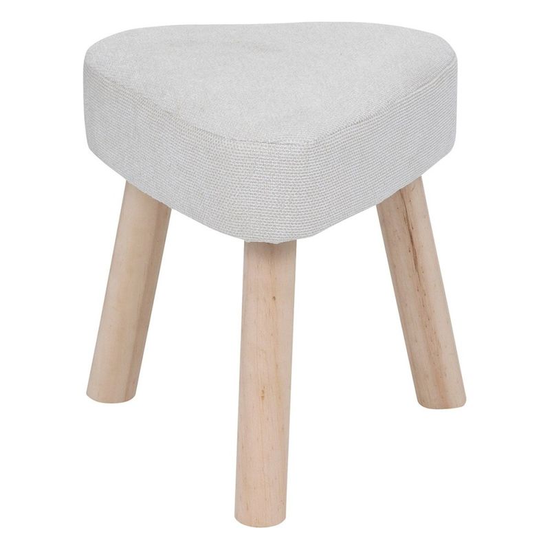 Tabouret d appoint thena Couleur blanc Atmosphera La Redoute