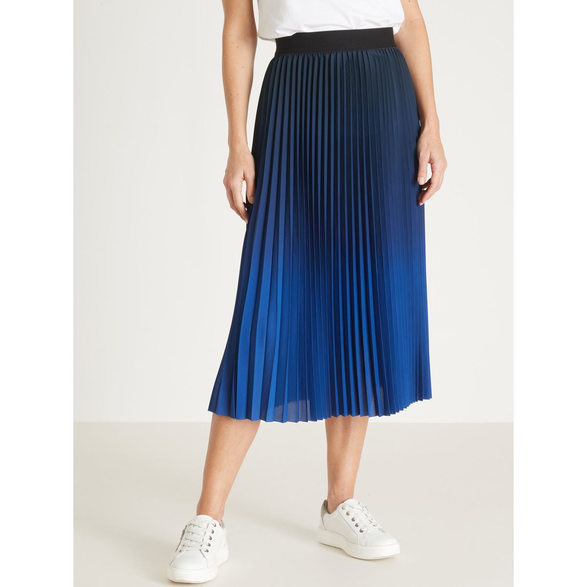 Jupe plissée tie and dye clearance