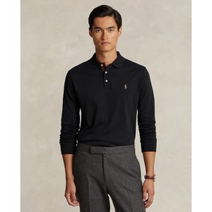 Cotton Polo Shirt with Long Sleeves POLO RALPH LAUREN image