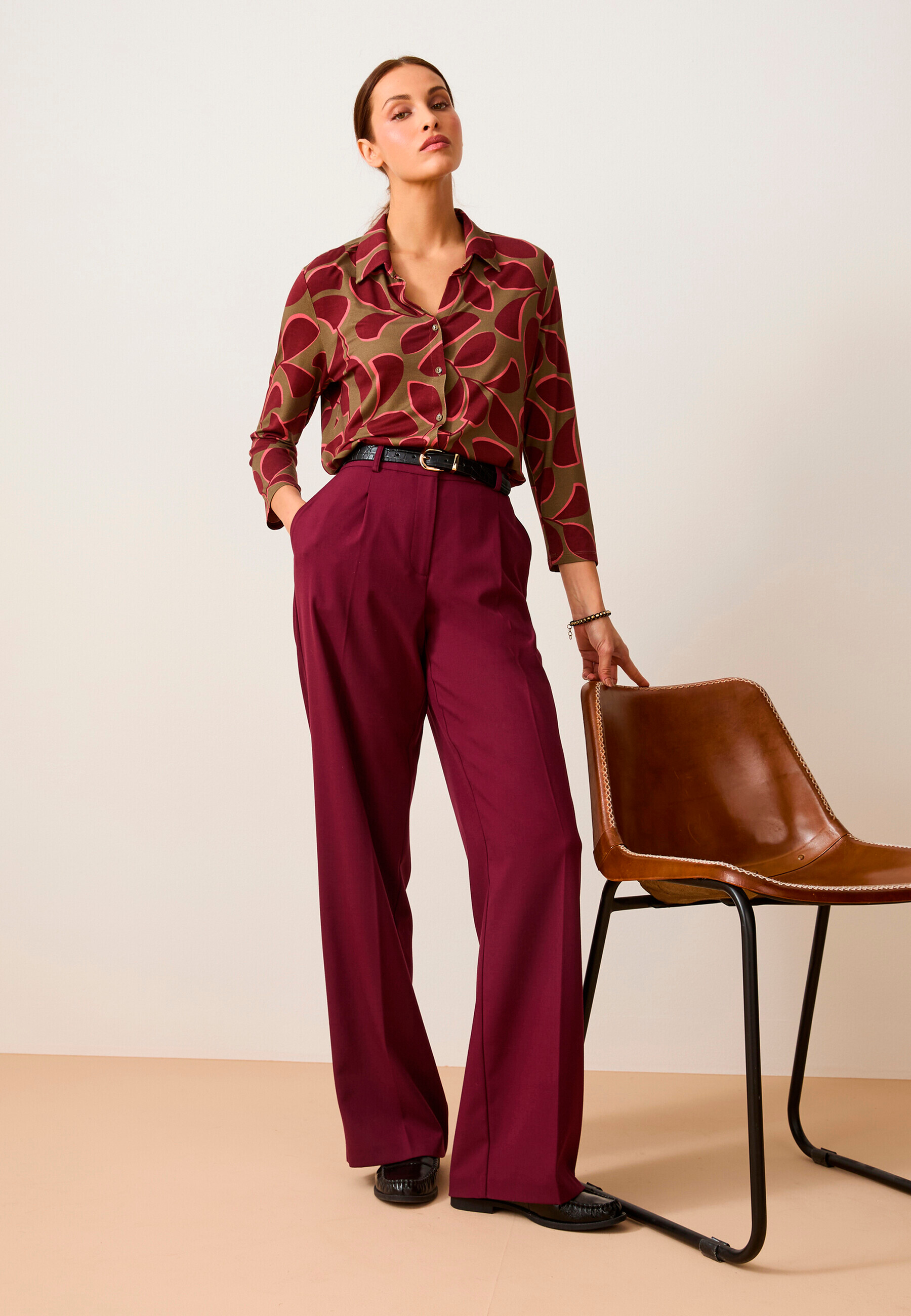 Pantalon large, DAMART
