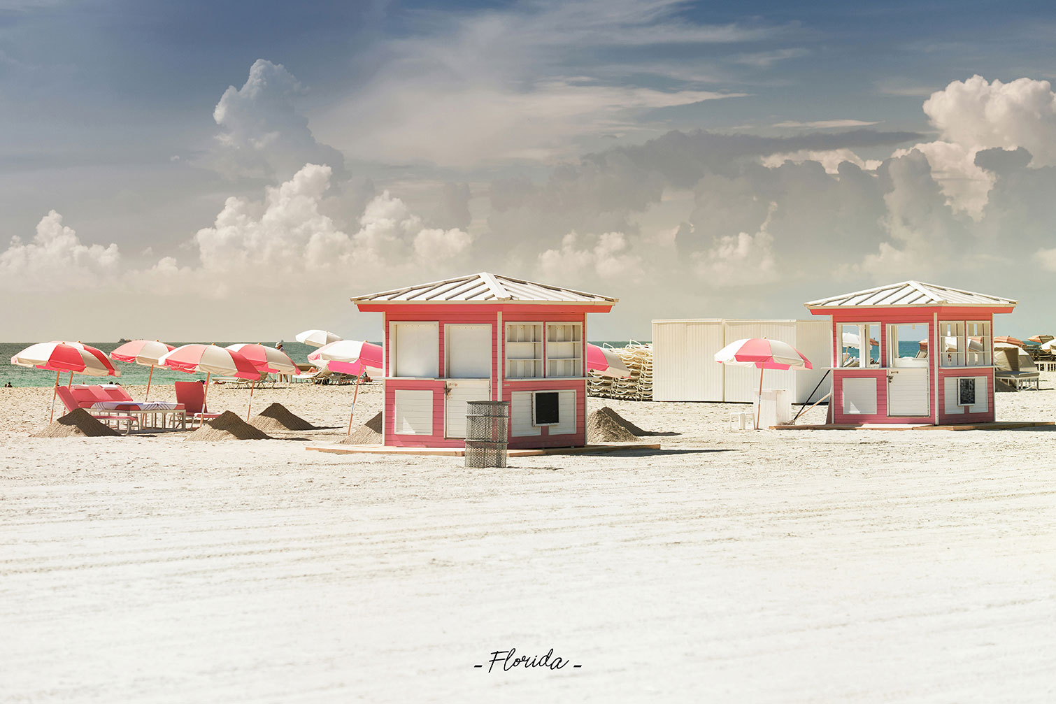 Tableau plage floride, HEXOA