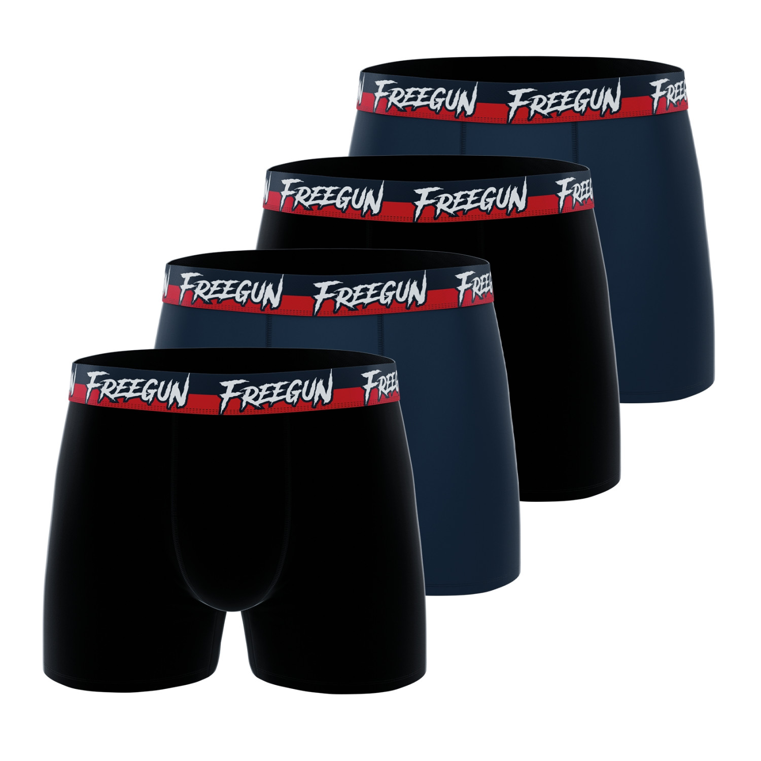 Pack De 2 Boxers Azzaro En Coton - Noir/Blanc - Promo -60% - Tailles M/L/XL