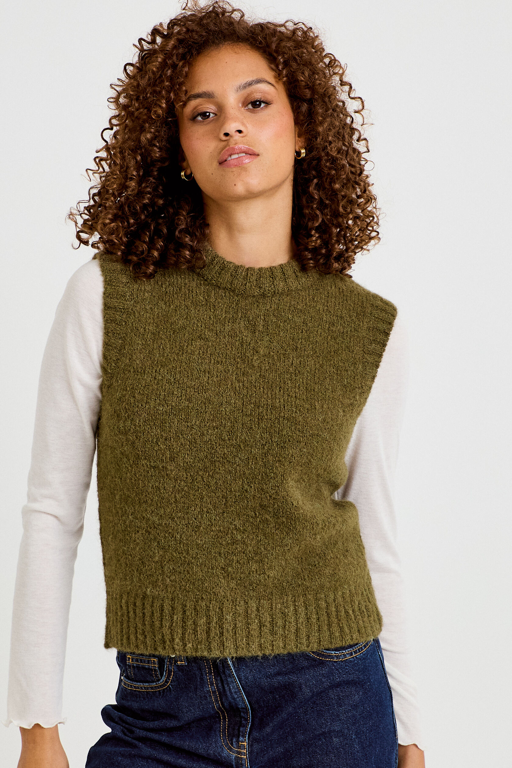 Pull sans manches, CACHE CACHE