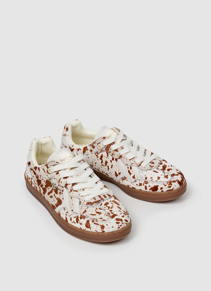 Pepe Jeans Zapatillas deportivas, estampado de vaca, BALL ANIMAL