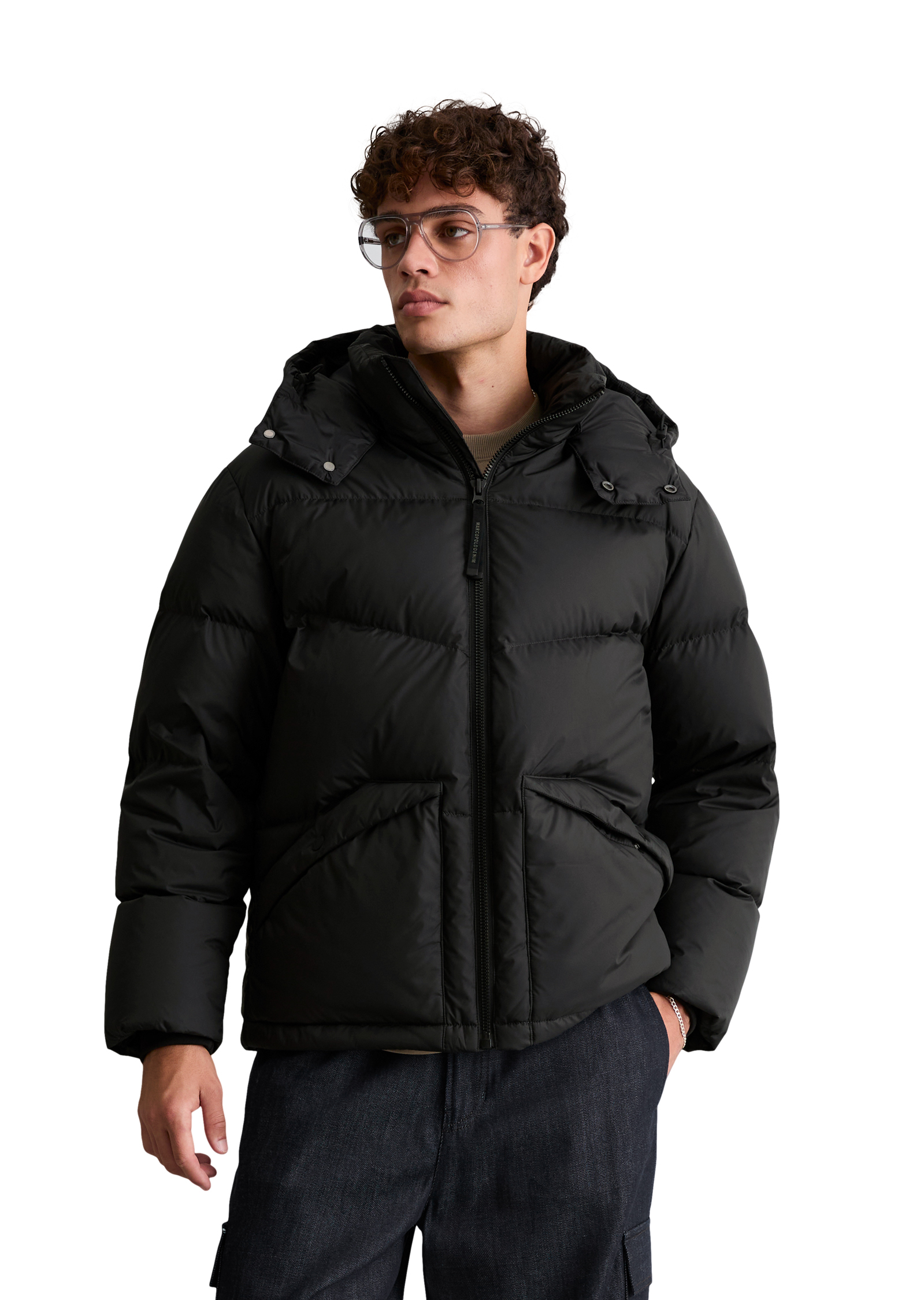 Doudoune coupe classique avec capuche amovible, MARC O’POLO DENIM