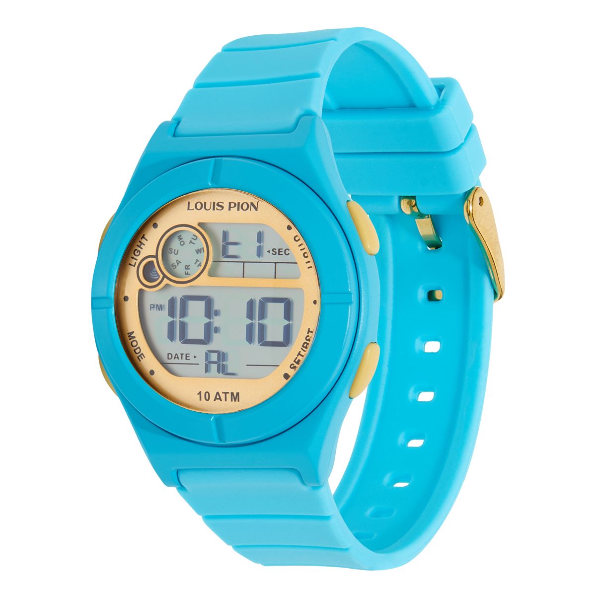 Montre digital gaby turquoise dor turquoise Louis Pion La Redoute