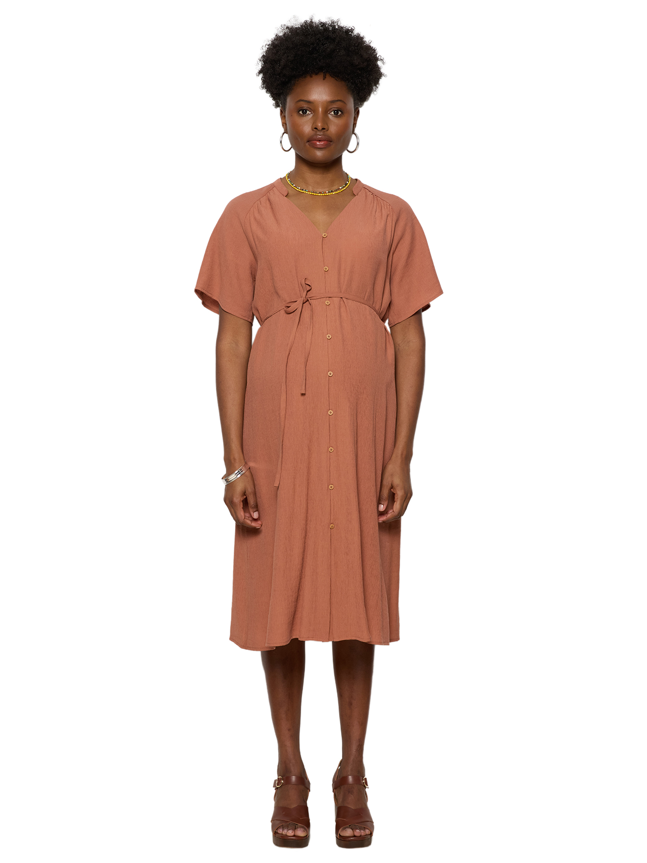 Robe grossesse allaitement fluide, VERTBAUDET