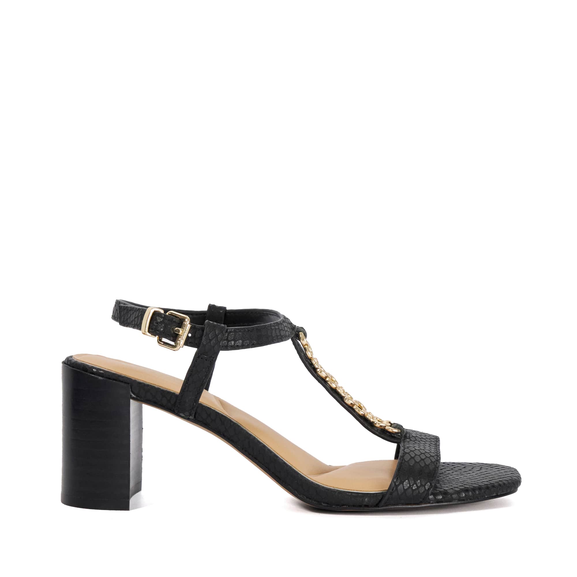 Sandales style Salomé à détails chaînes - JOSINA, DUNE LONDON
