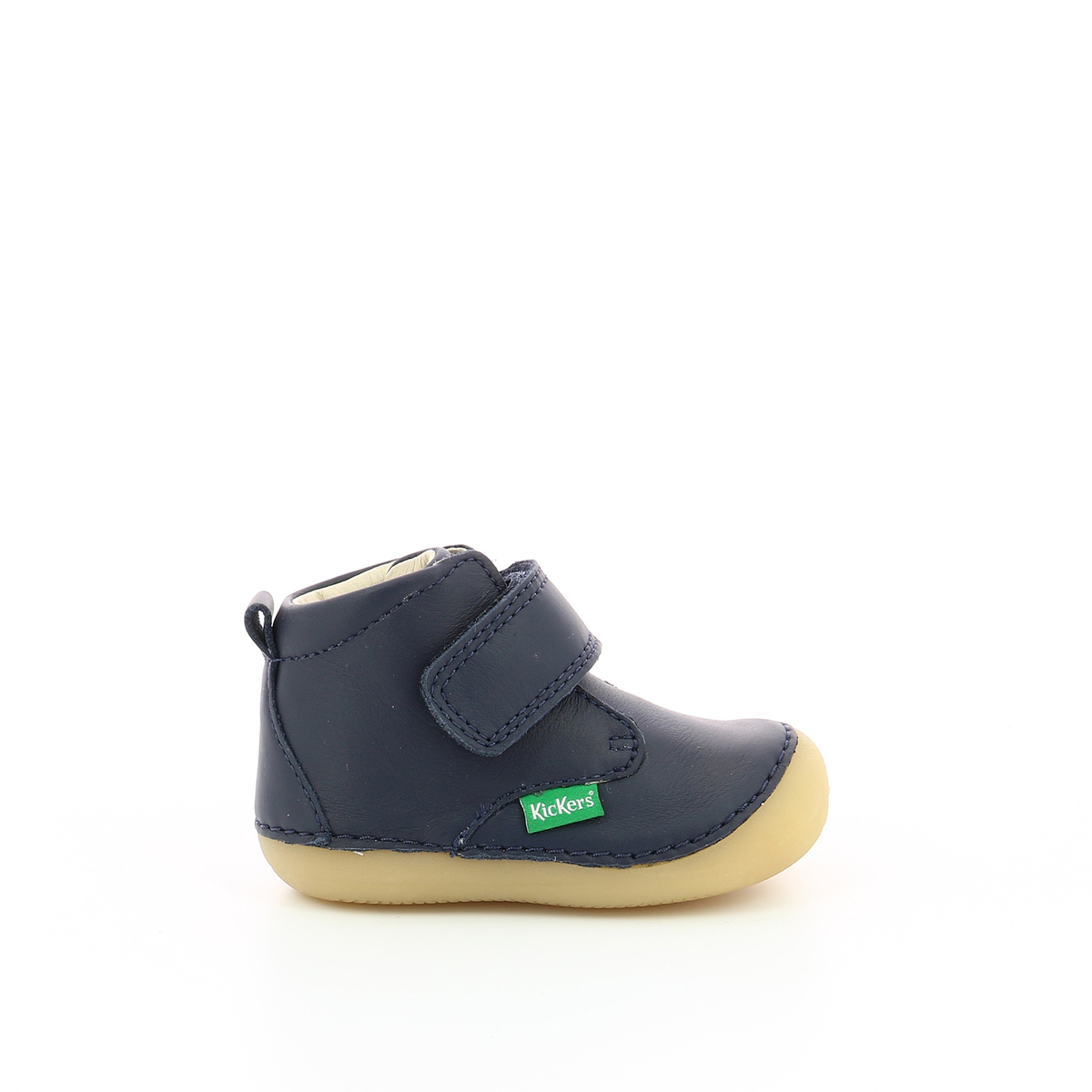 Image of Kids Sabio Soft Leather Slippers with Touch 'n' Close Fastening