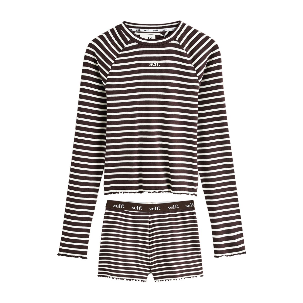 Ensemble pyjama short à manches longues, NEXT