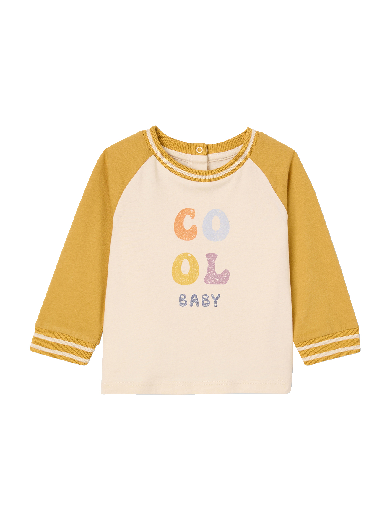 T-shirt bébé "cool baby" manches longues, VERTBAUDET