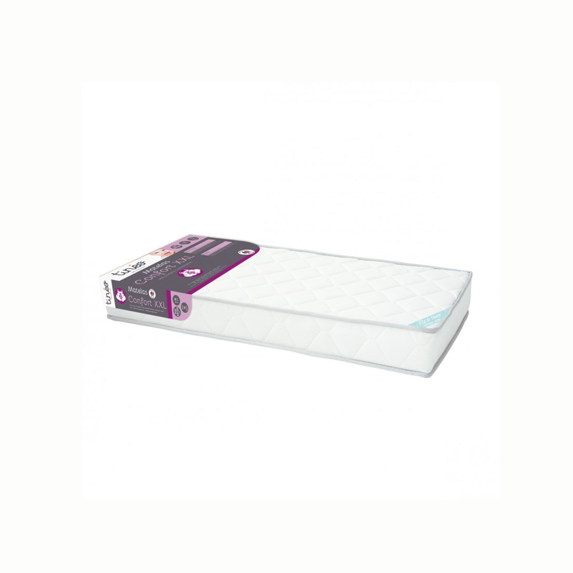 Matelas Confort XXL 60 x 120 x 15 cm, TINEO