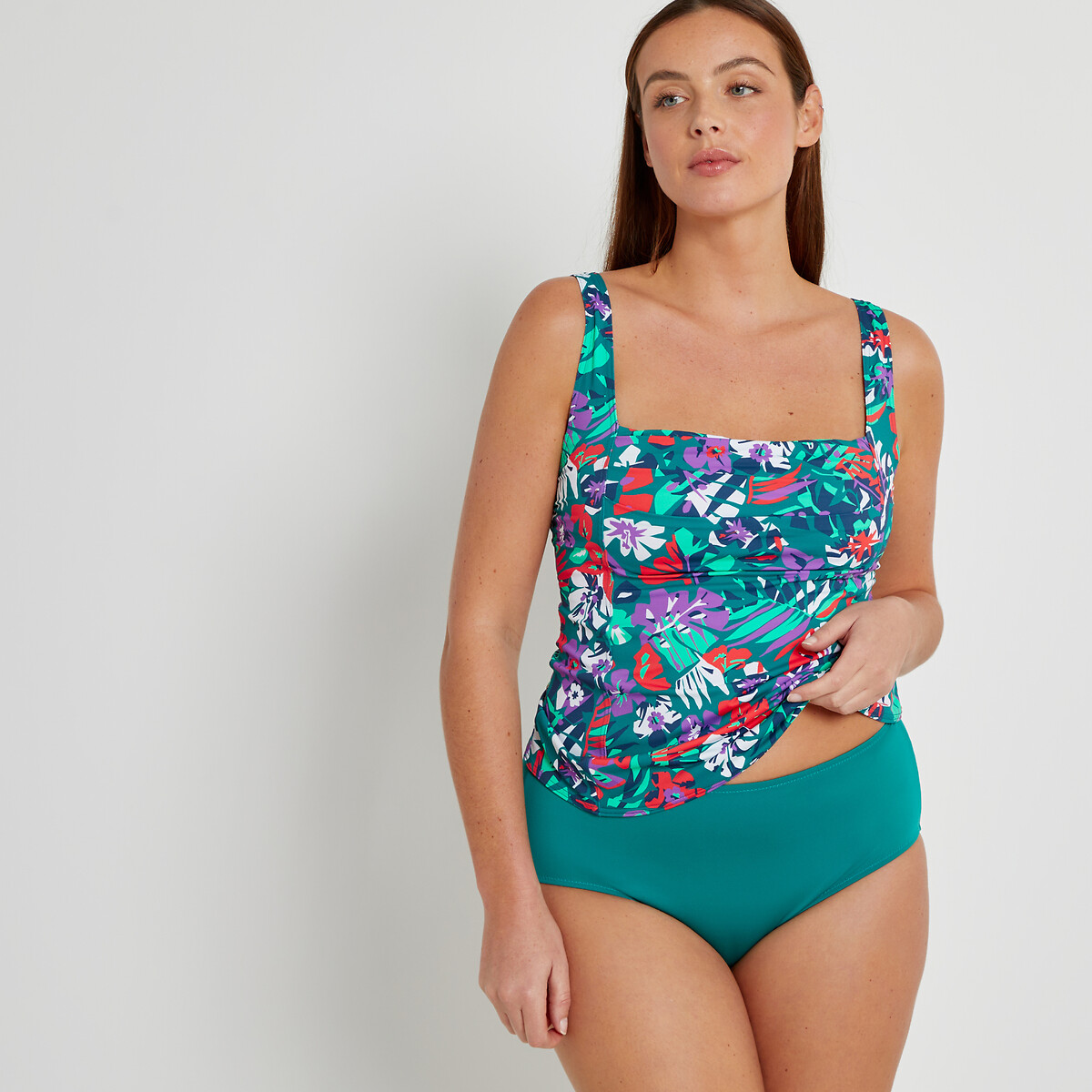 Bas de maillot de bain culotte effet ventre plat La Redoute