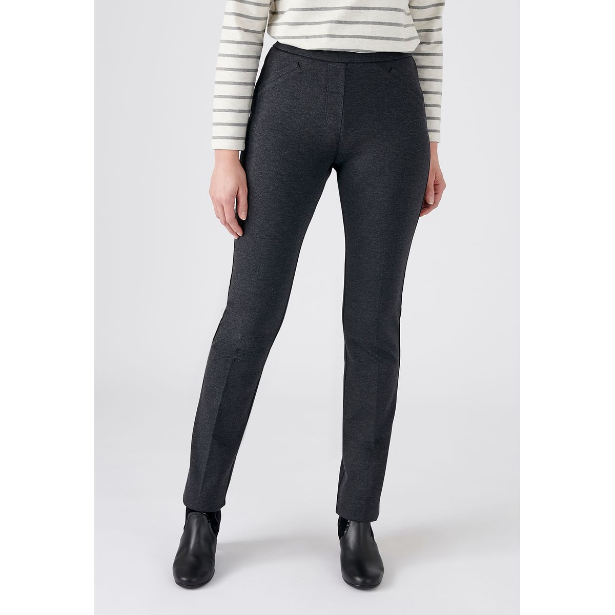 Legging maille milano perfect fit gris anthracite chin Damart