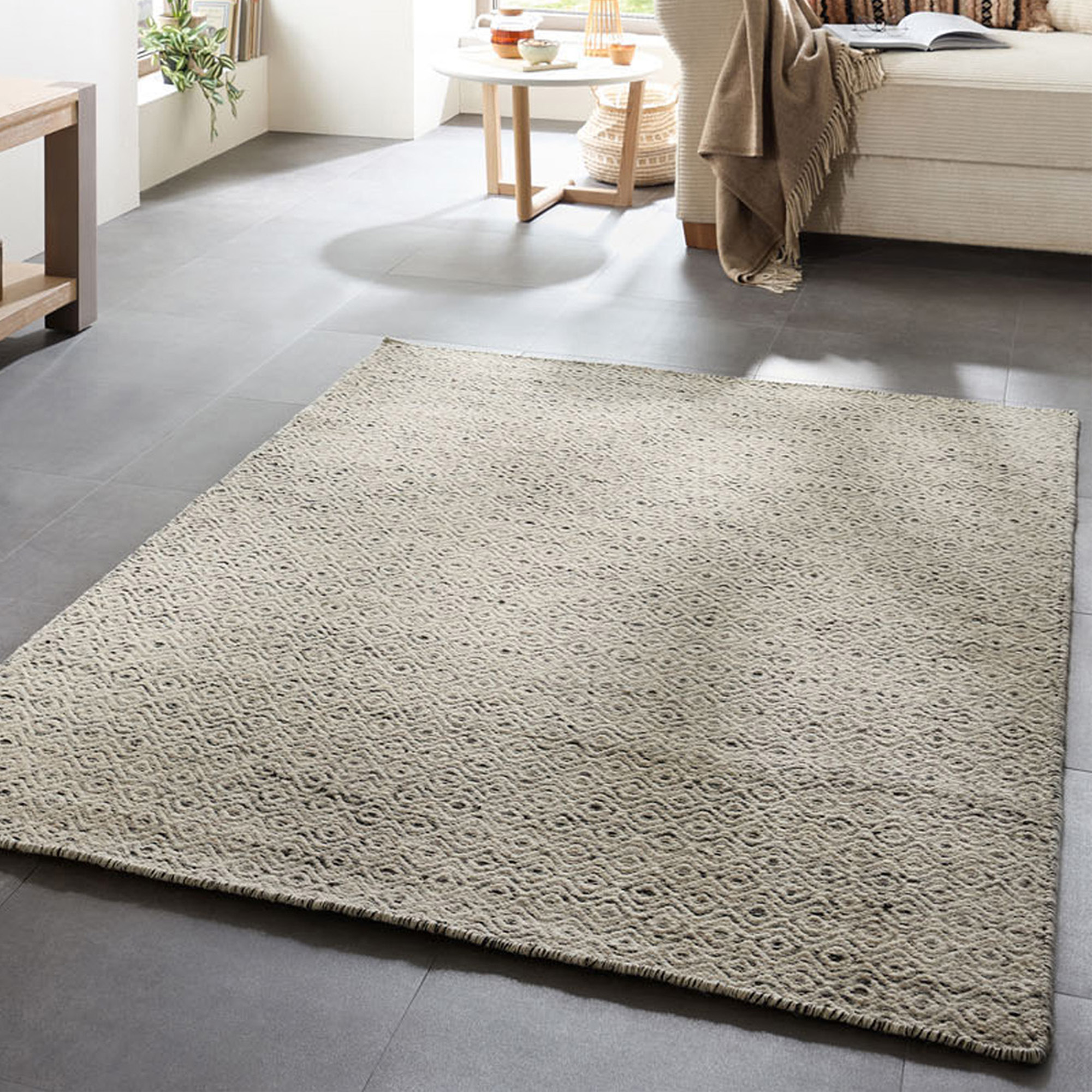 Tapis tissé main style scandinave - TRONDHEIM, THEKO