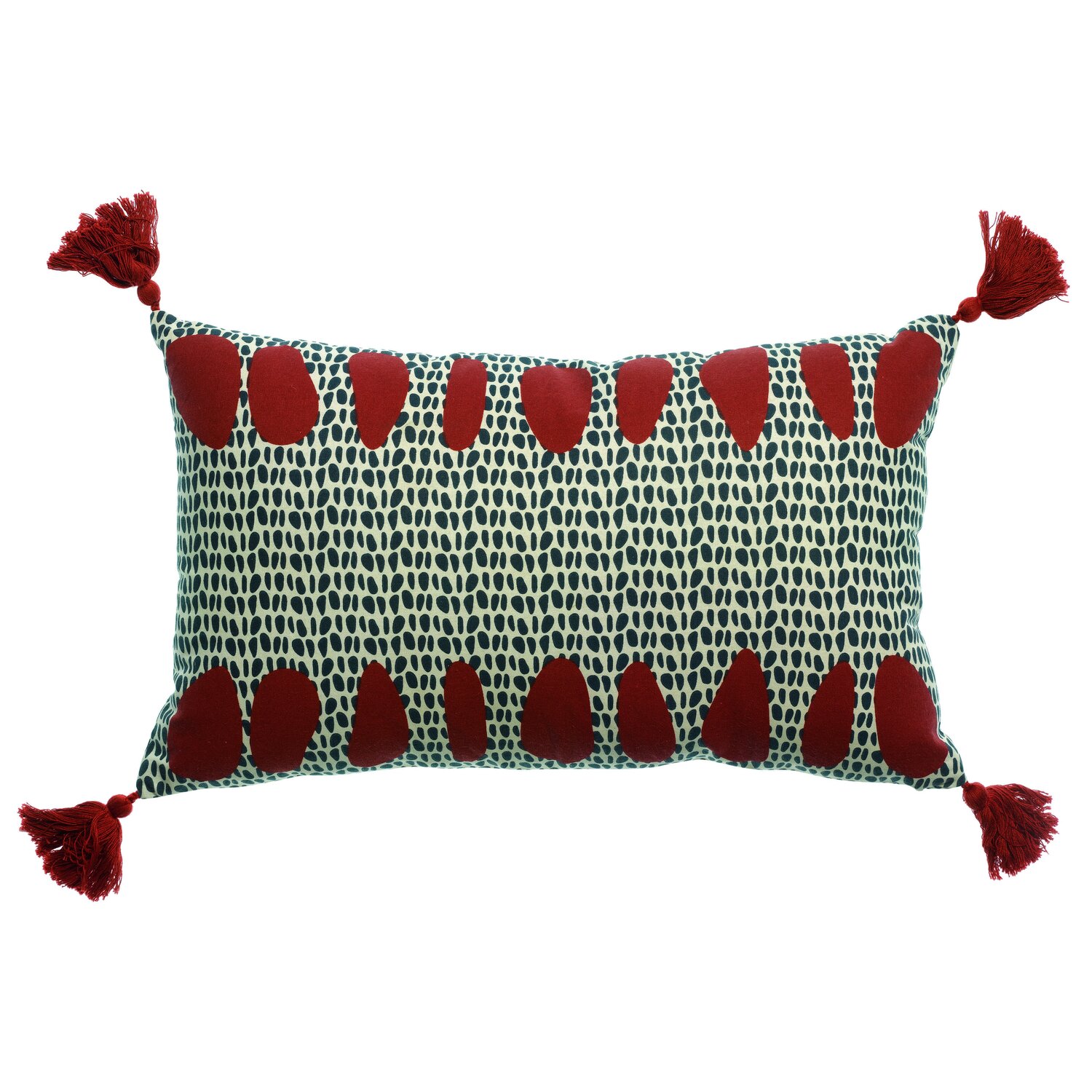 coussin déco en polycoton imprimé, Kilima, C DESIGN HOME TEXTILE