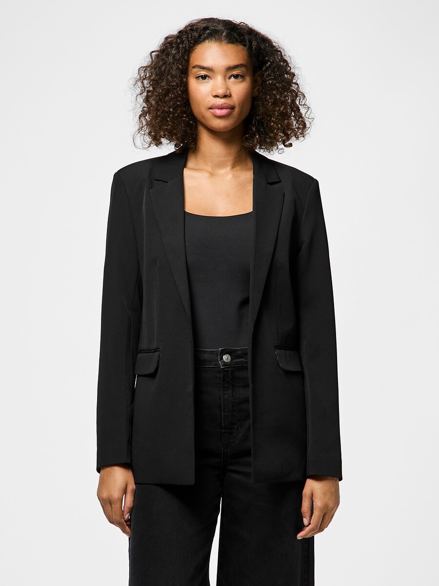 Blazer avec doublure léopard, PIECES