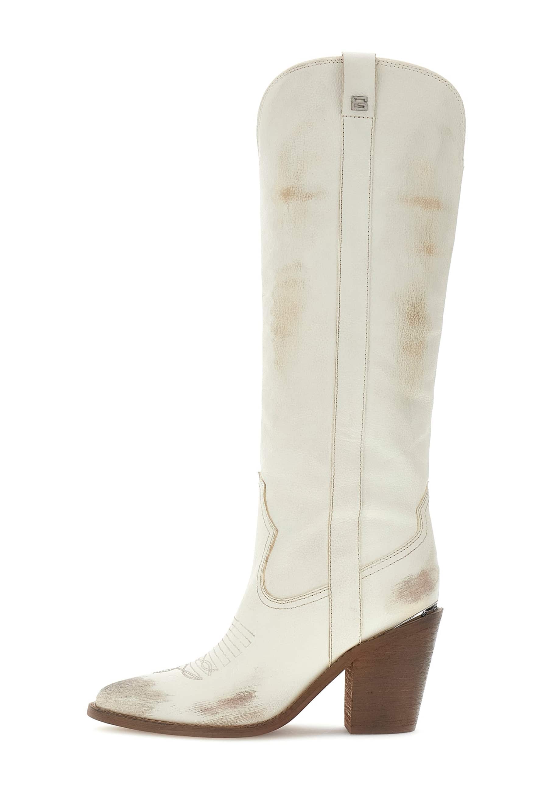 Bottes En Cuir Véritable Sashan, GUESS
