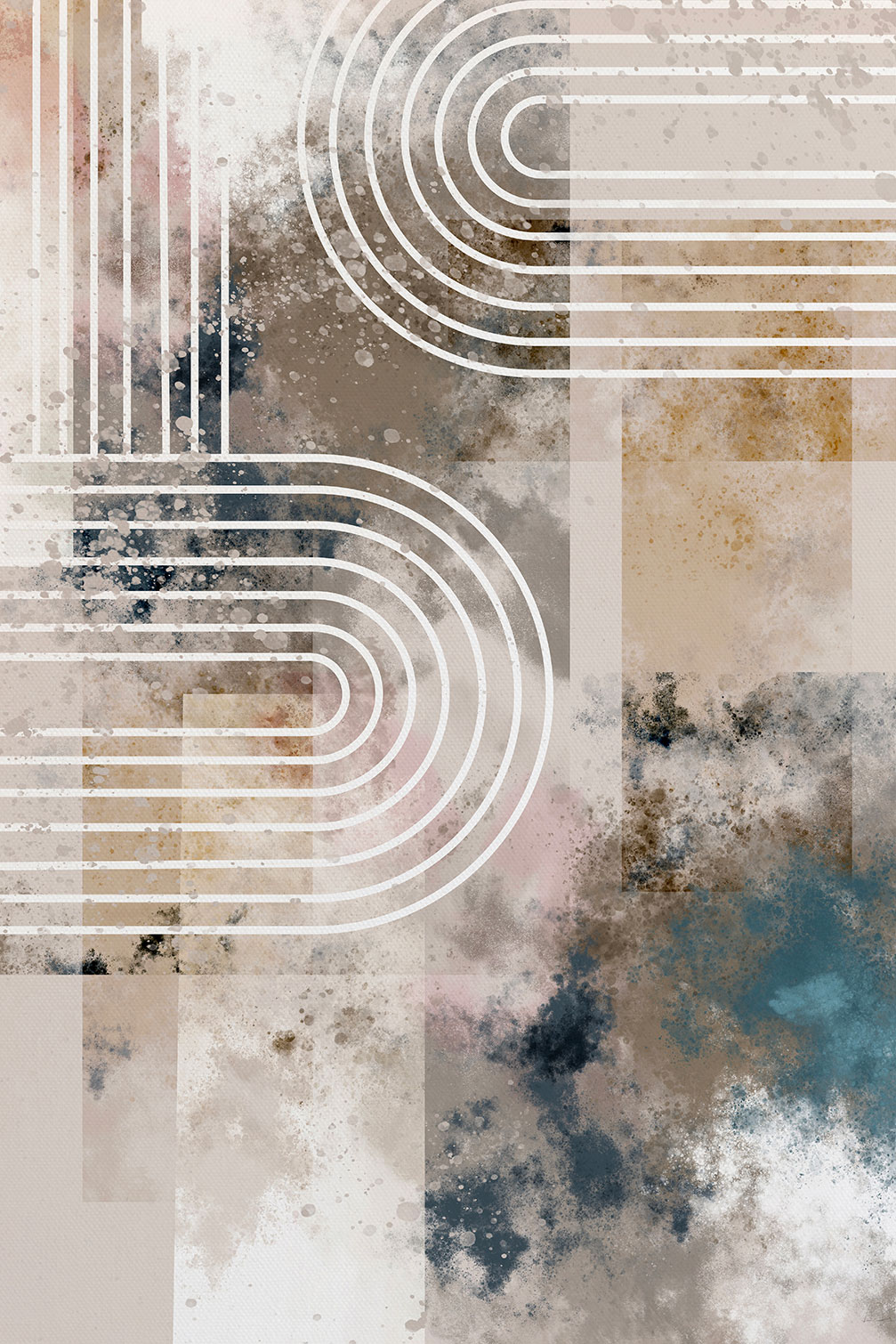Tableau abstract Arc Alto, HEXOA