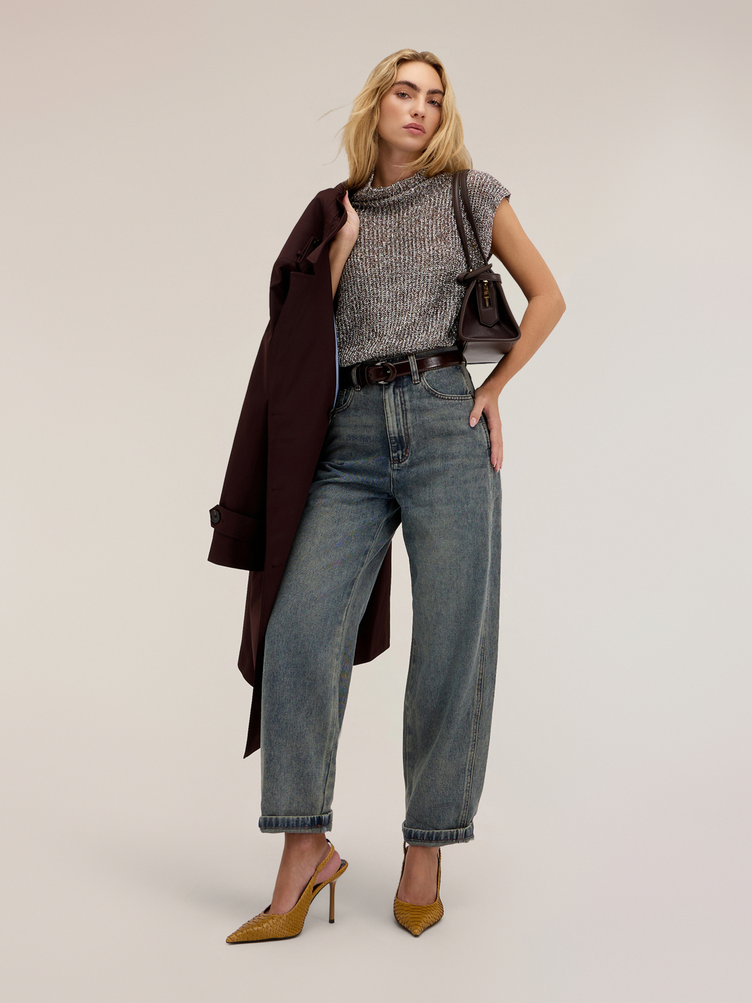 Jean balloon fit taille haute, MOTIVI