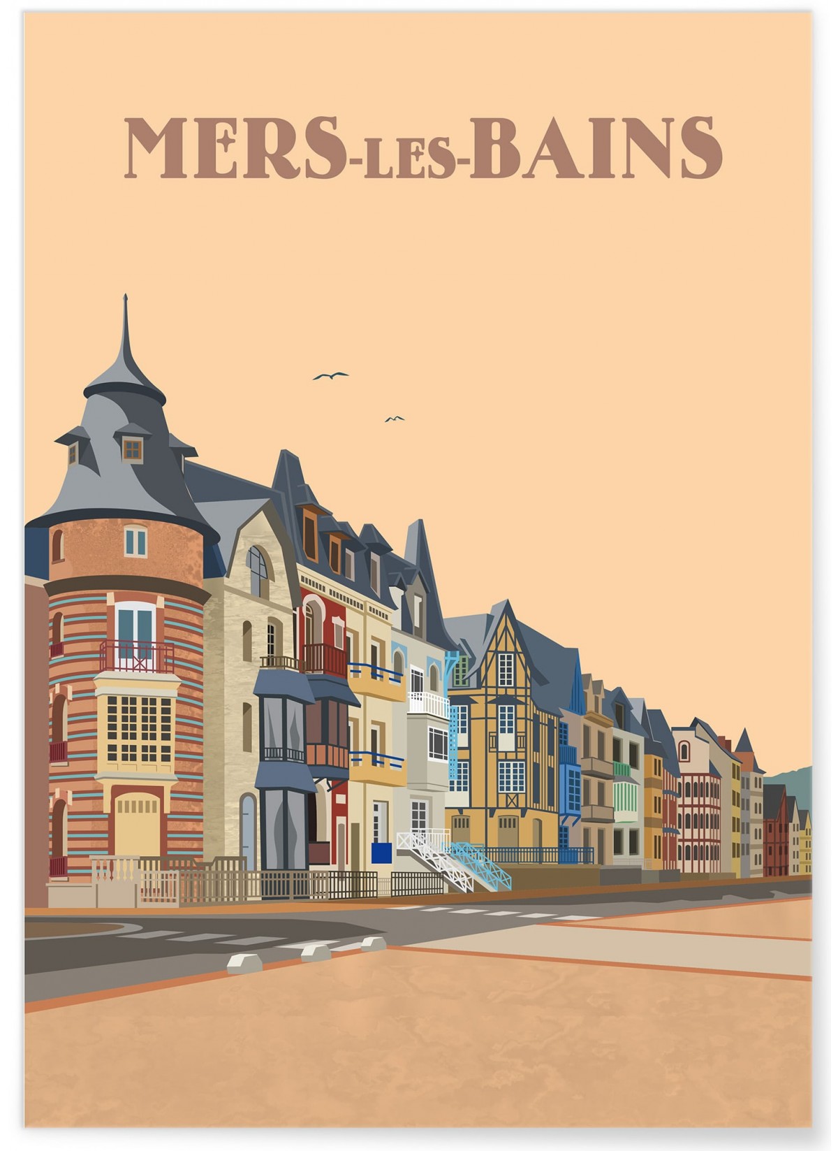 Affiche ville Mers-les-Bains, L'AFFICHERIE
