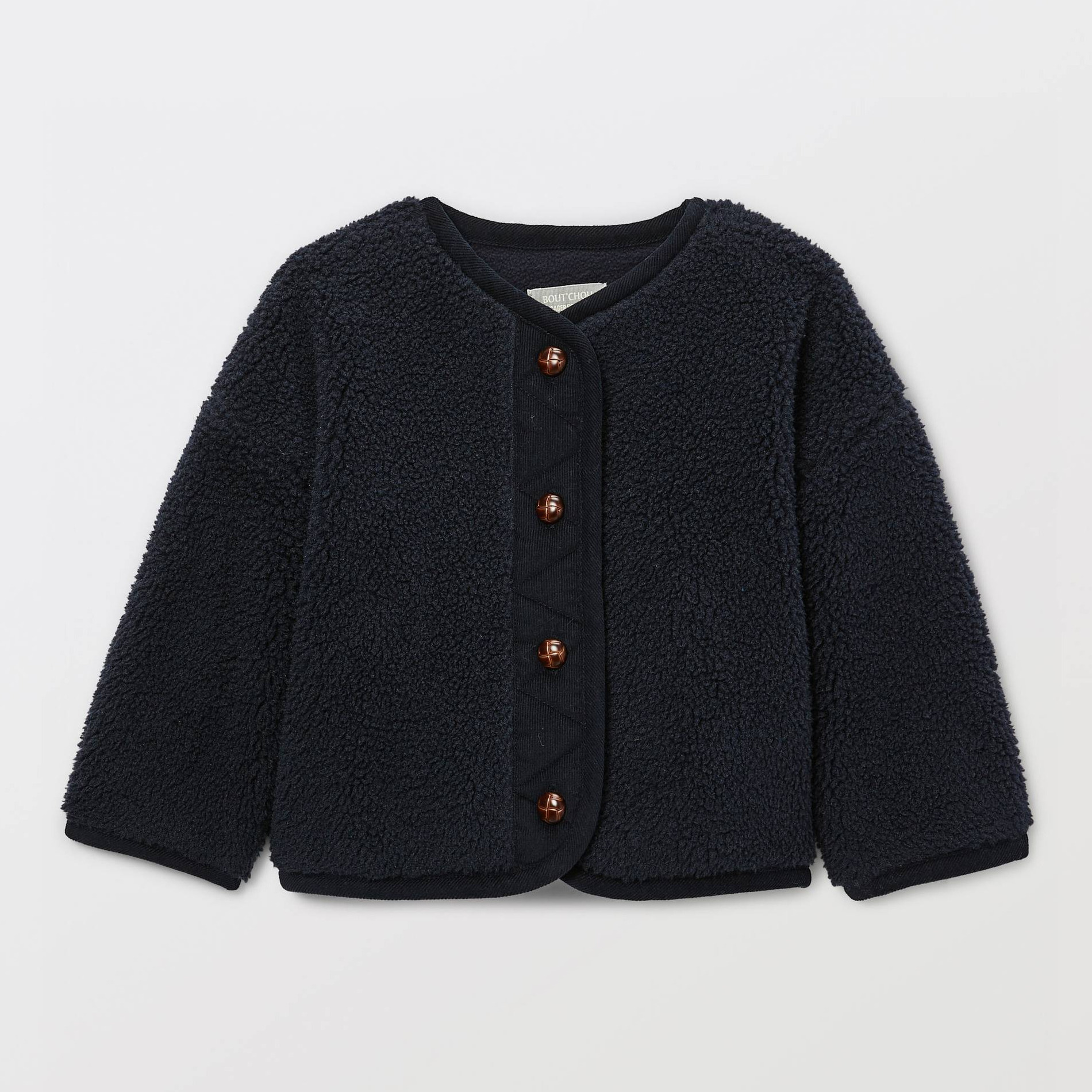Veste unie en sherpa, BOUT'CHOU