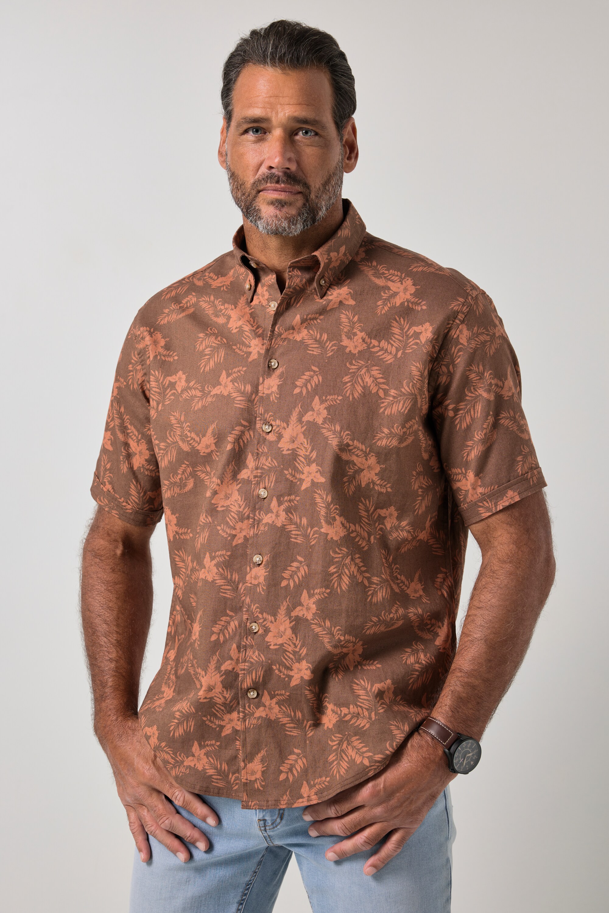 Chemise en lin mélangé, JP1880
