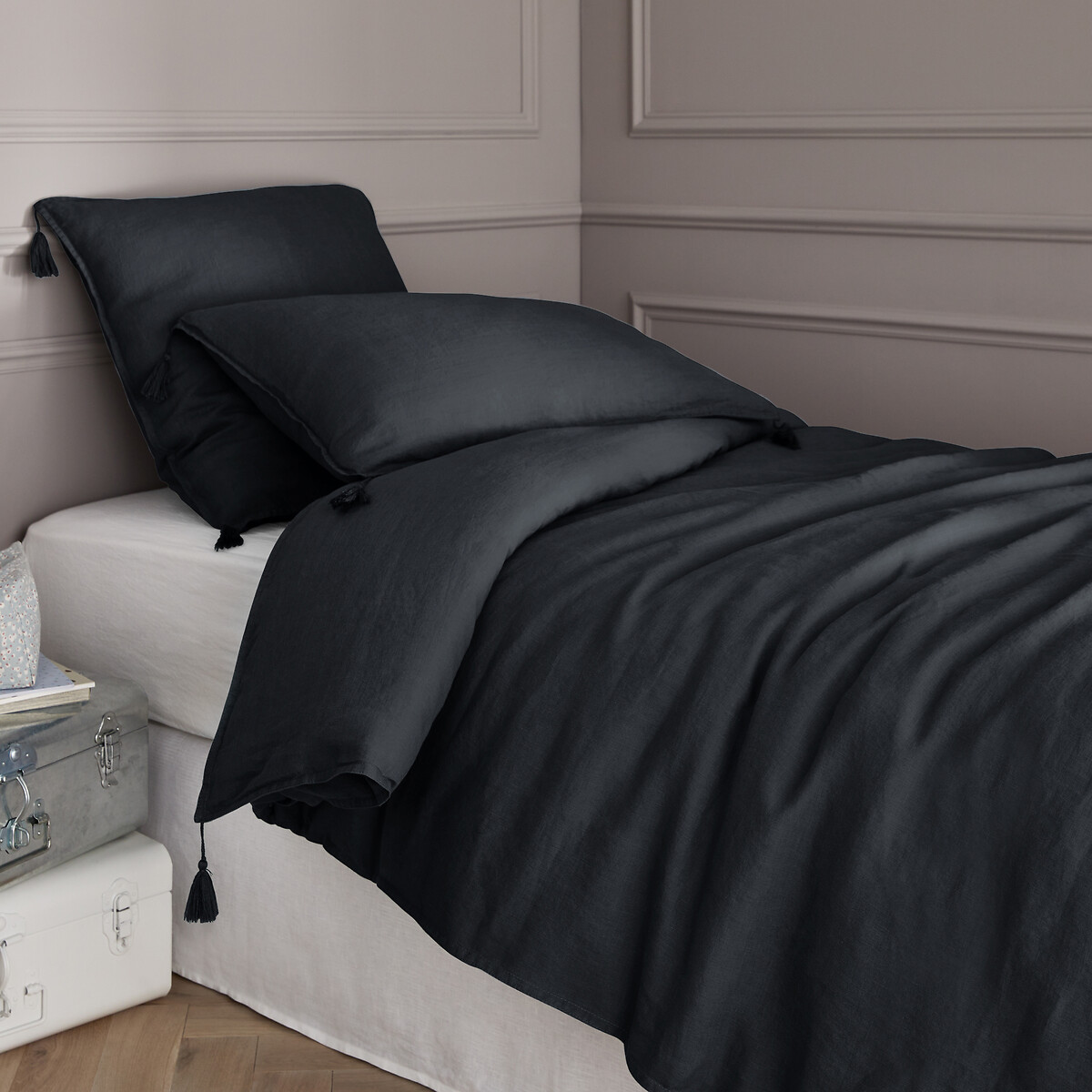 Carly 100% Washed Linen Duvet Cover