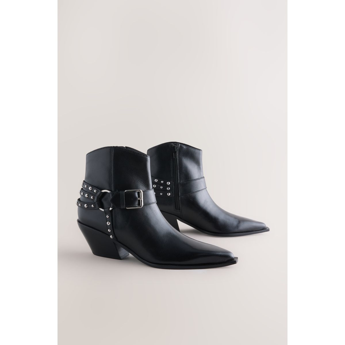Bottines western avec clous, NEXT