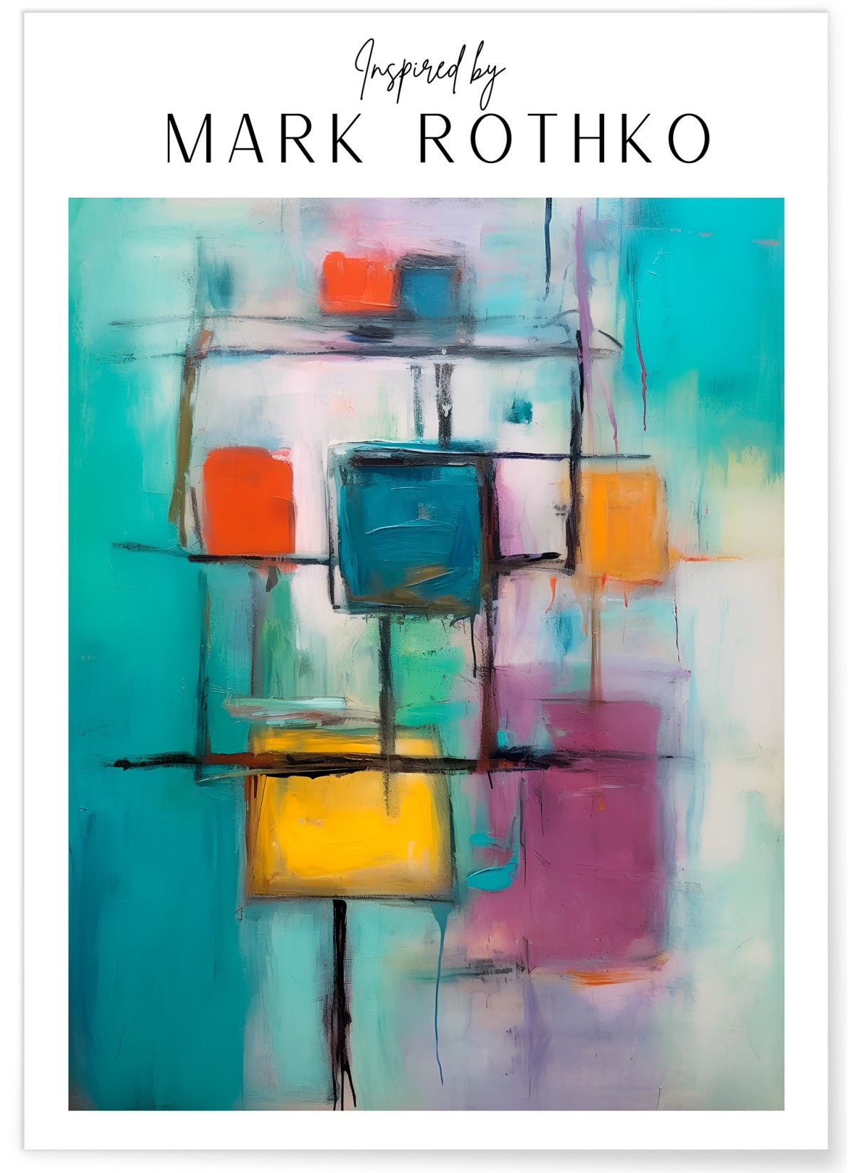 Affiche Mark Rothko n°15, L'AFFICHERIE