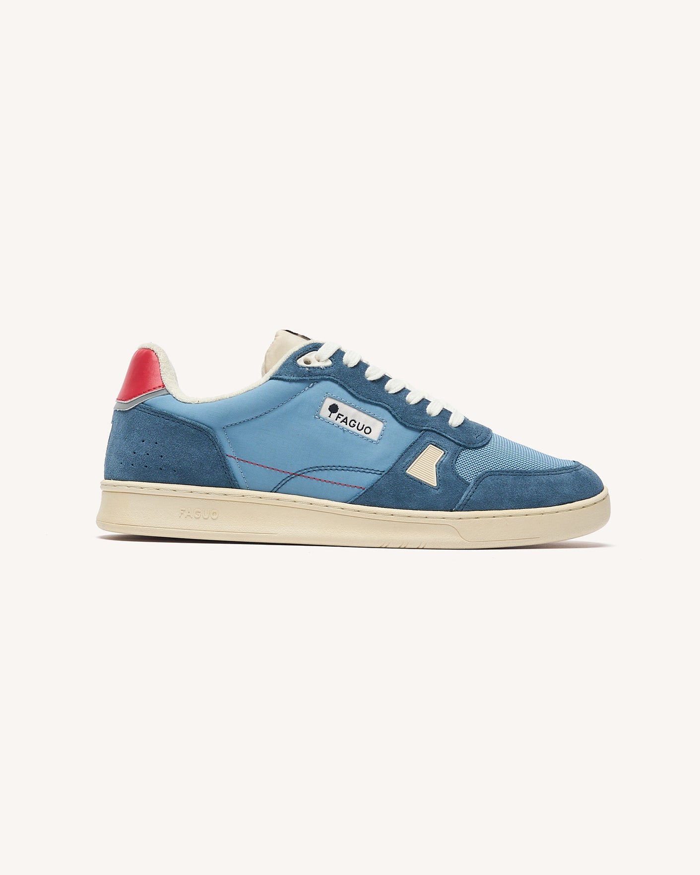 Baskets basses tissu suede COMMUTE 1, FAGUO